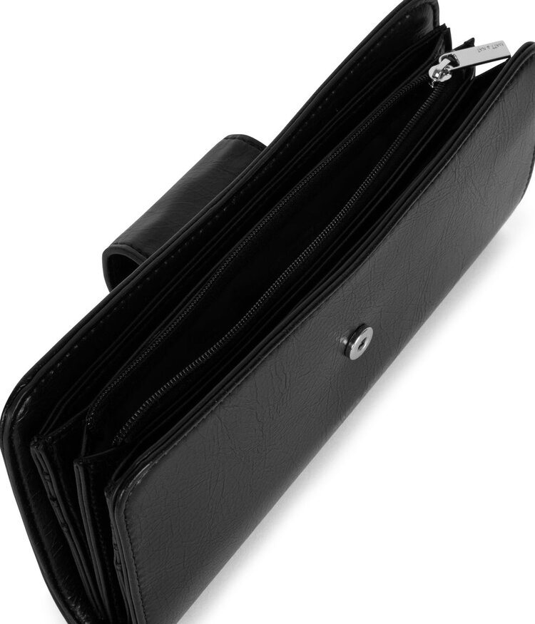 Matt & Nat PORTEFEUILLE THEA (THEME) - BLACK