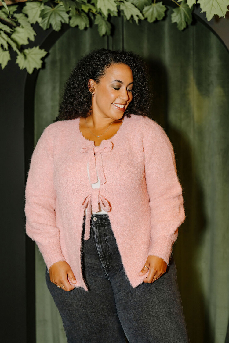ROSE MATERNITÉ CARDIGAN DENISE - ROSE BALLERINE