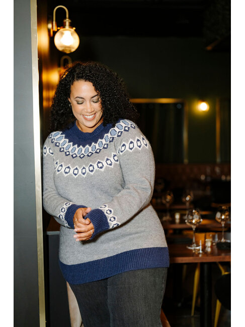 ROSE MATERNITÉ CHANDAIL AGATHA 2.0 - BLEU SCANDINAVE