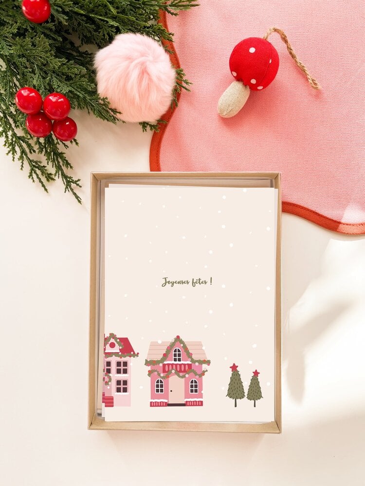 MÕMY CARTE DE SOUHAIT - VILLAGE DE NOEL