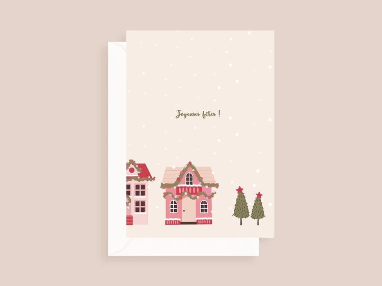 MÕMY CARTE DE SOUHAIT - VILLAGE DE NOEL