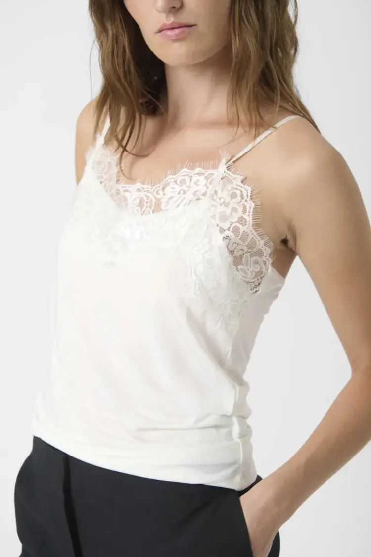 SOAKED IN LUXURY CAMISOLE CLARA - BLANC CASSÉ
