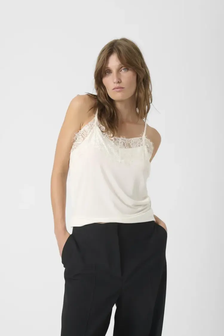 SOAKED IN LUXURY CAMISOLE CLARA - BLANC CASSÉ