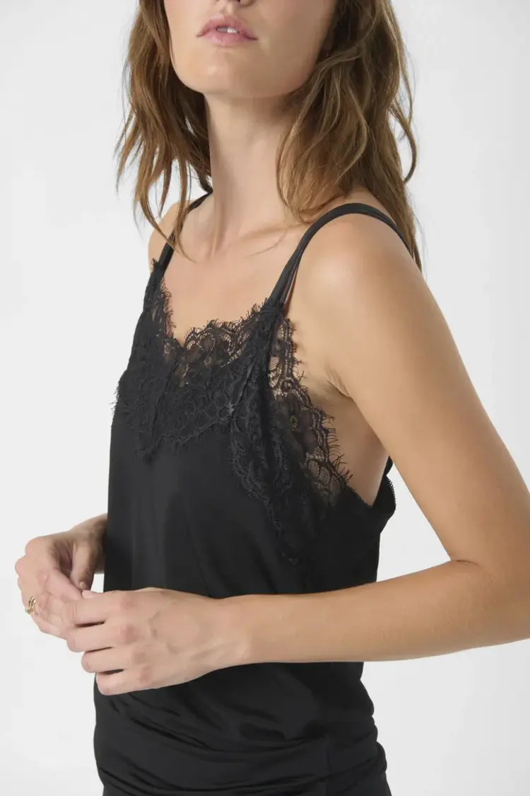 SOAKED IN LUXURY CAMISOLE CLARA - NOIR
