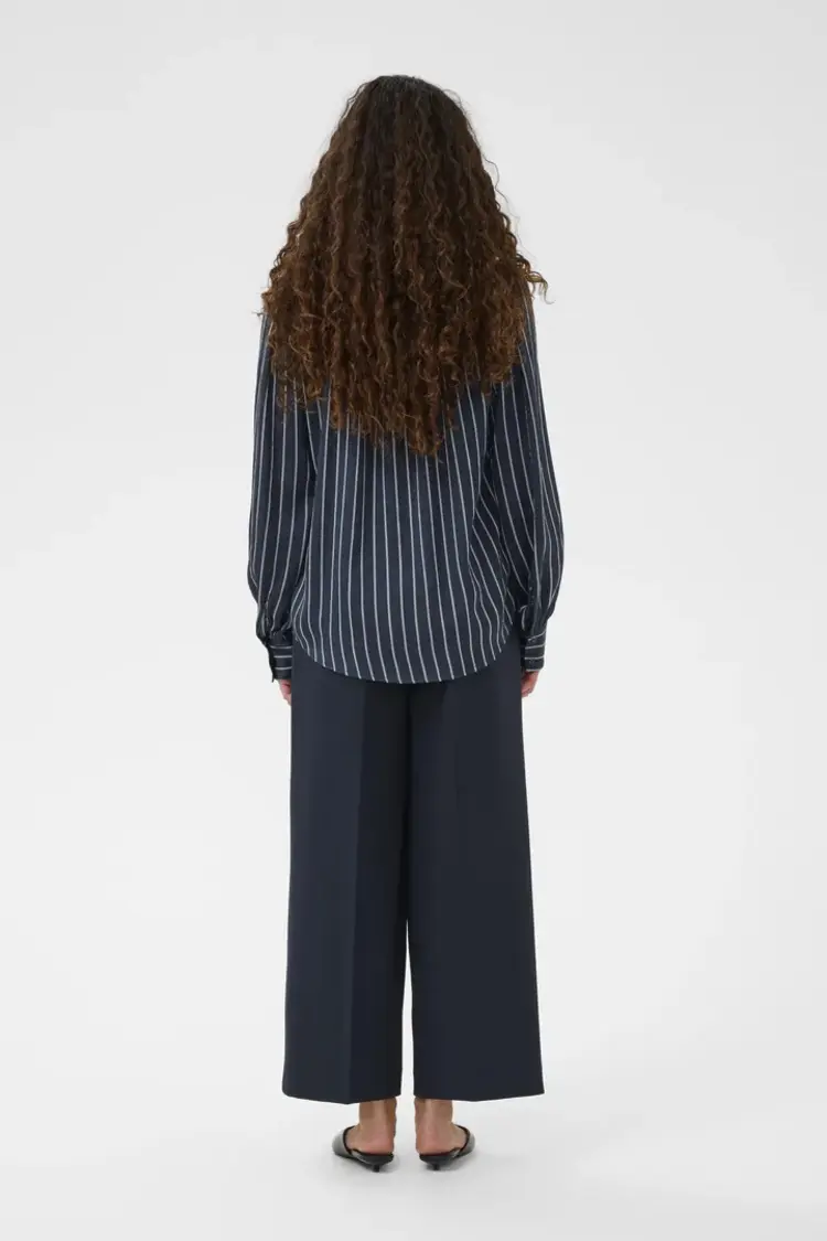 SOAKED IN LUXURY CHEMISE LOANA PARIS - MARINE LIGNÉ