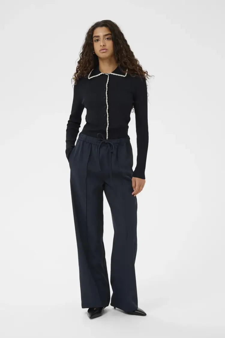 SOAKED IN LUXURY CARDIGAN LYSANDRA - MARINE