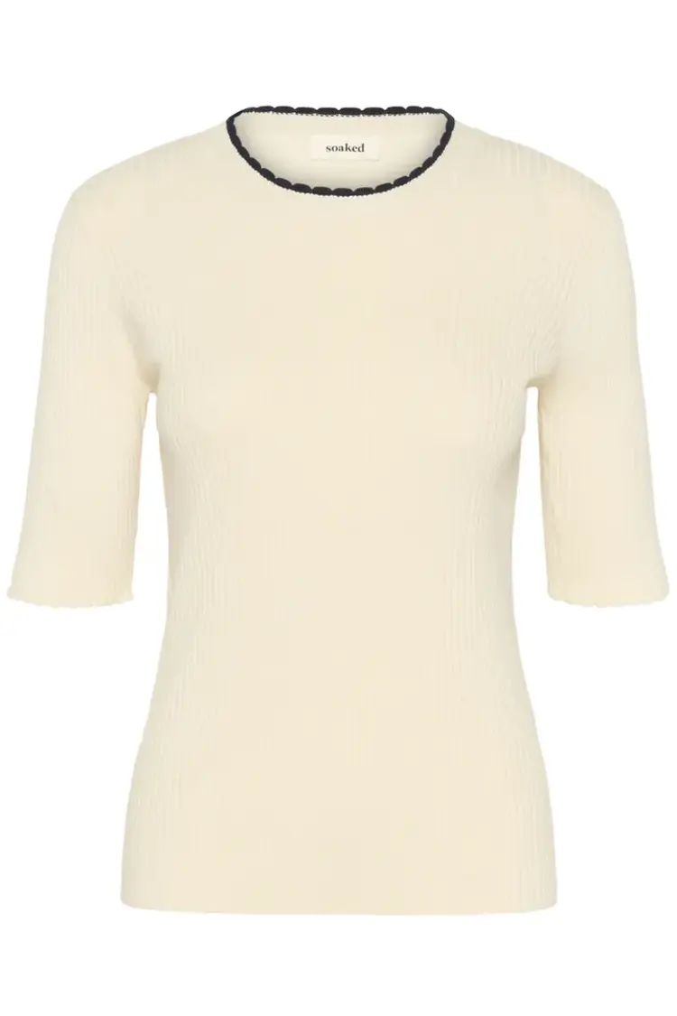 SOAKED IN LUXURY CHANDAIL LYSANDRA - CRÈME