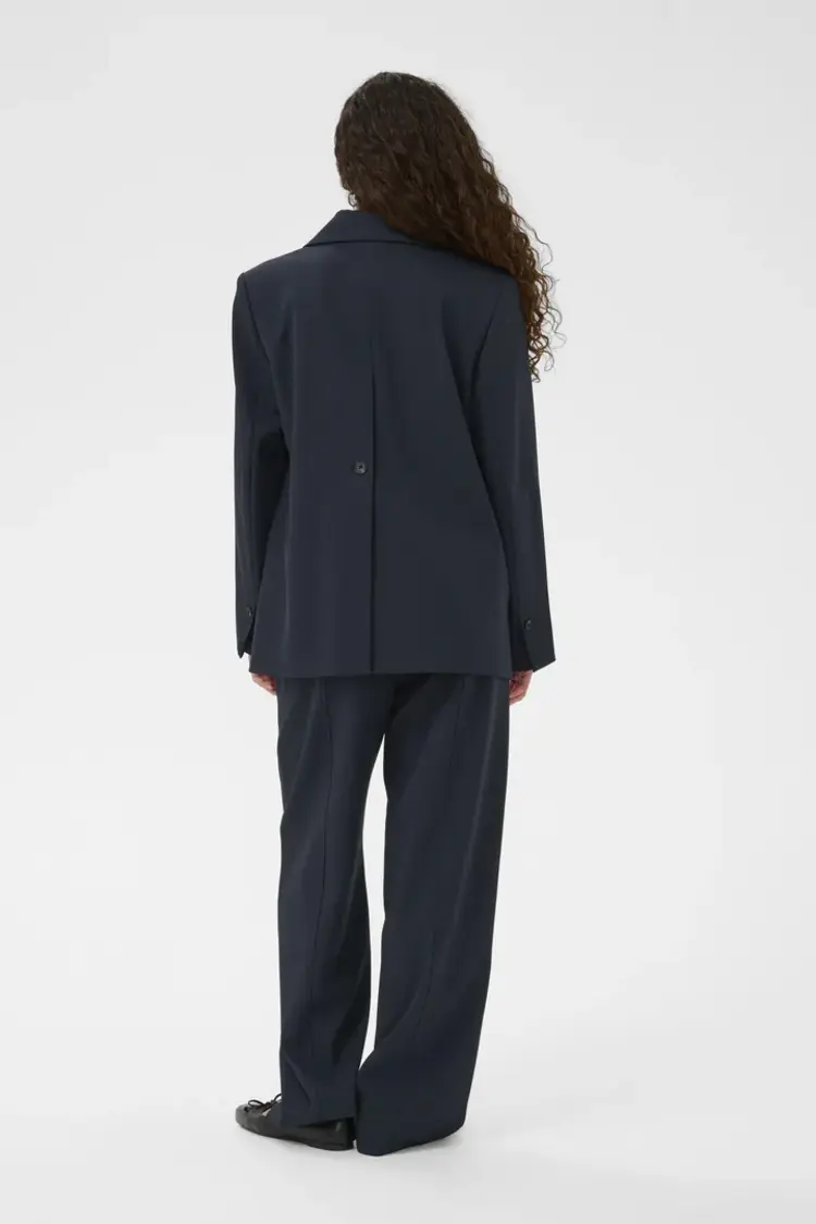 SOAKED IN LUXURY BLAZER LILU - MARINE