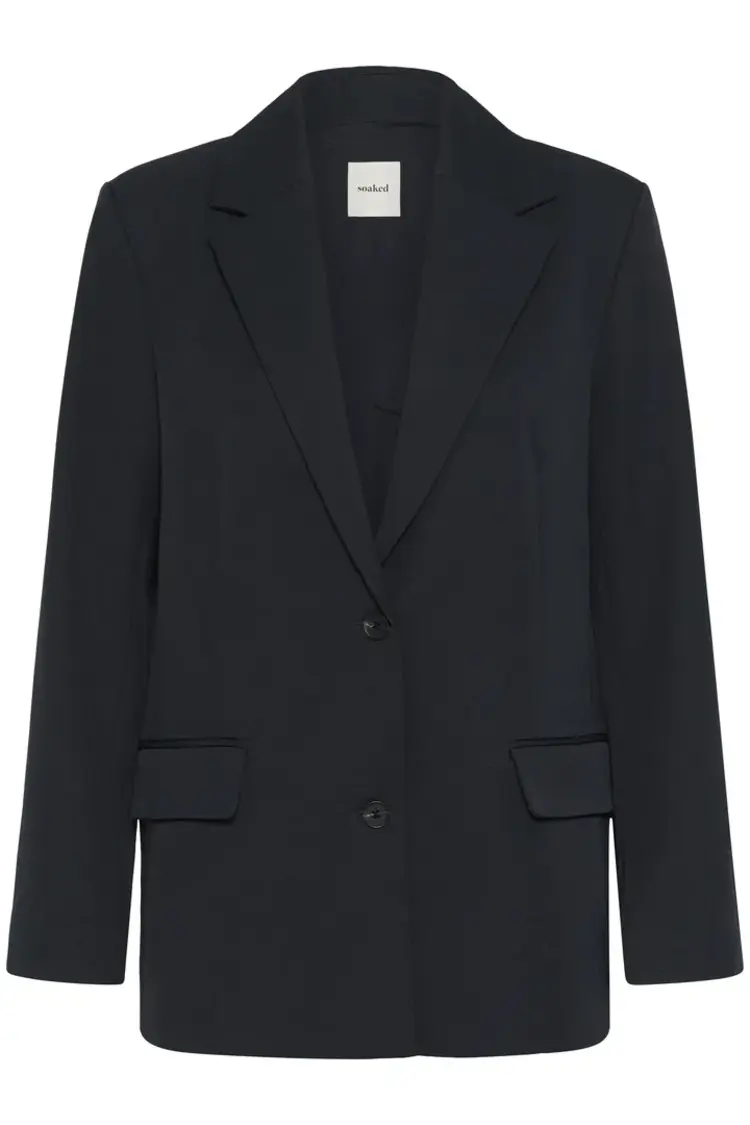 SOAKED IN LUXURY BLAZER LILU - MARINE