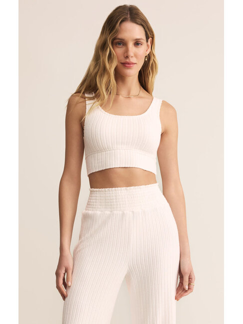 Z SUPPLY CAMISOLE ZOE RIB - VANILLA ICE