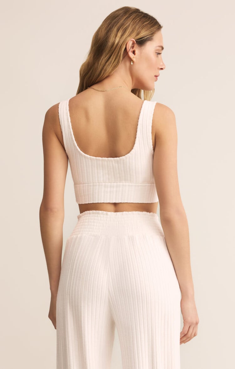 Z SUPPLY CAMISOLE ZOE RIB - VANILLA ICE