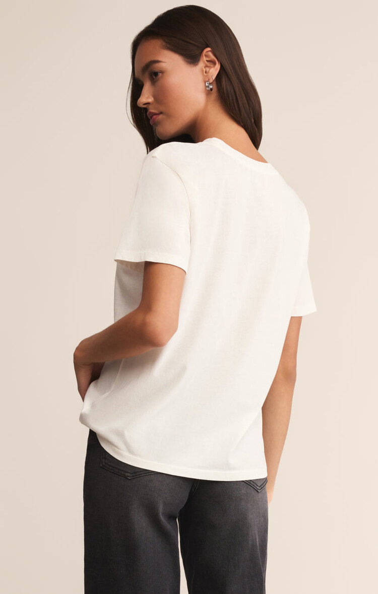 Z SUPPLY T-SHIRT LOVE - SEA SALT