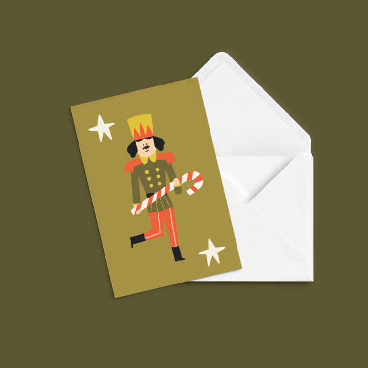 ANNE-JULIE DUDEMAINE CARTE DE SOUHAIT - CASSE-NOISETTE