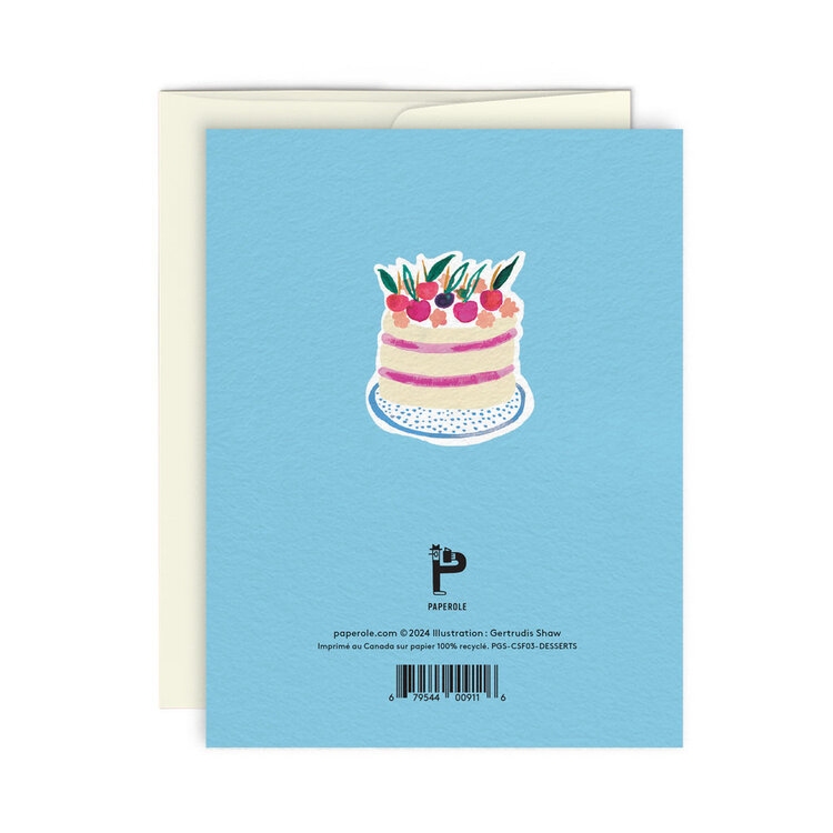 CARTE DE SOUHAIT - DESSERTS