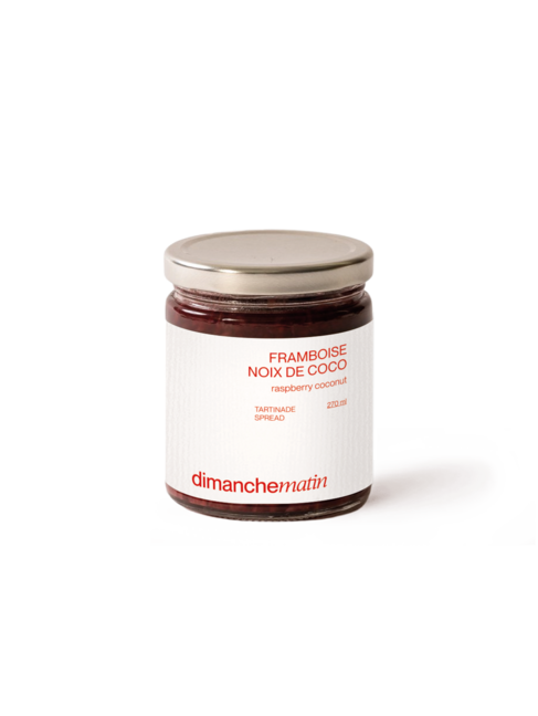 TARTINADE FRAMBOISE & NOIX DE COCO