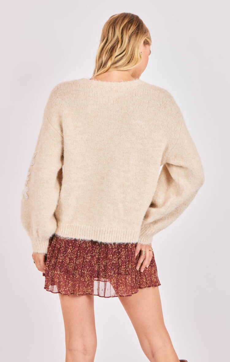 SADIE & SAGE TRICOT TINSLEY HAND - BEIGE