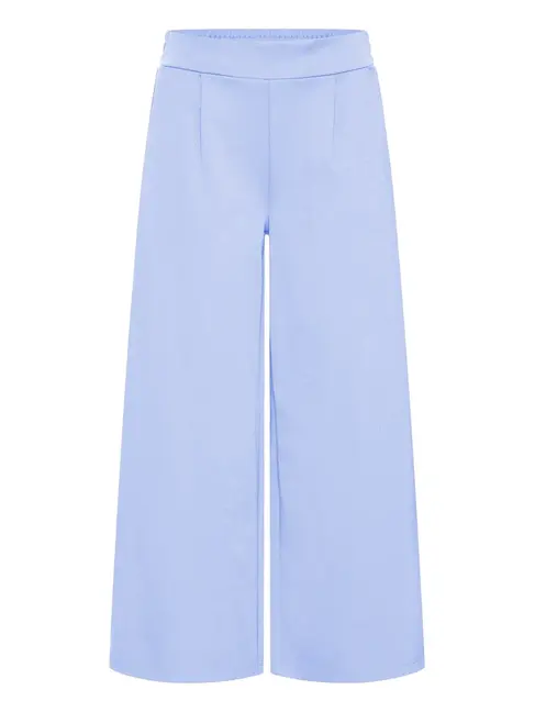 ICHI PANTALON COURT KATE WIDE - BEL AIR BLUE