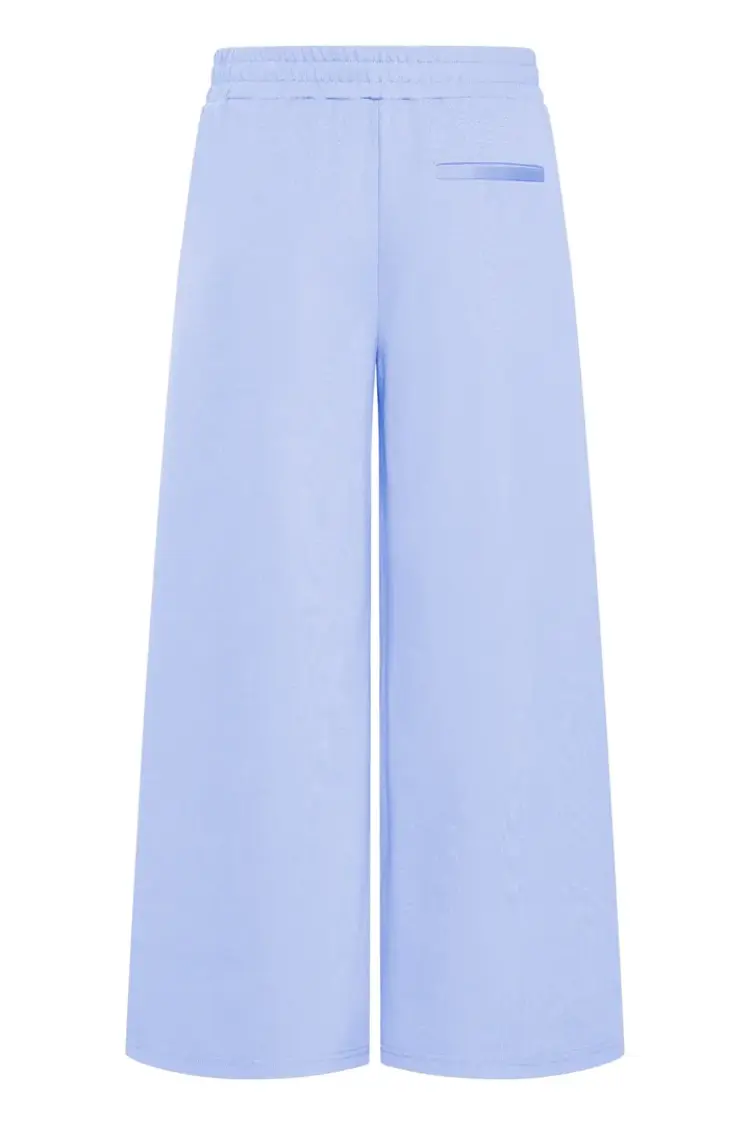 ICHI PANTALON COURT KATE WIDE - BEL AIR BLUE