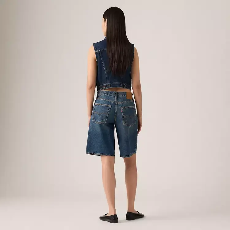 LEVI'S JORTS BAGGY DAD - HINGED HEART