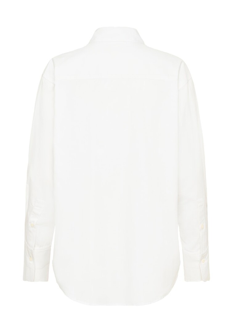 SOAKED IN LUXURY CHEMISE NOELLE POPLIN - BRIGHT WHITE