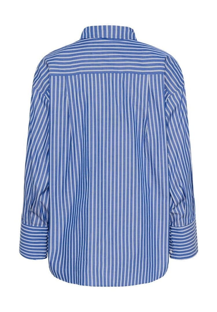 SOAKED IN LUXURY CHEMISE CALKEN - NOUVEAN NAVY STRIPE