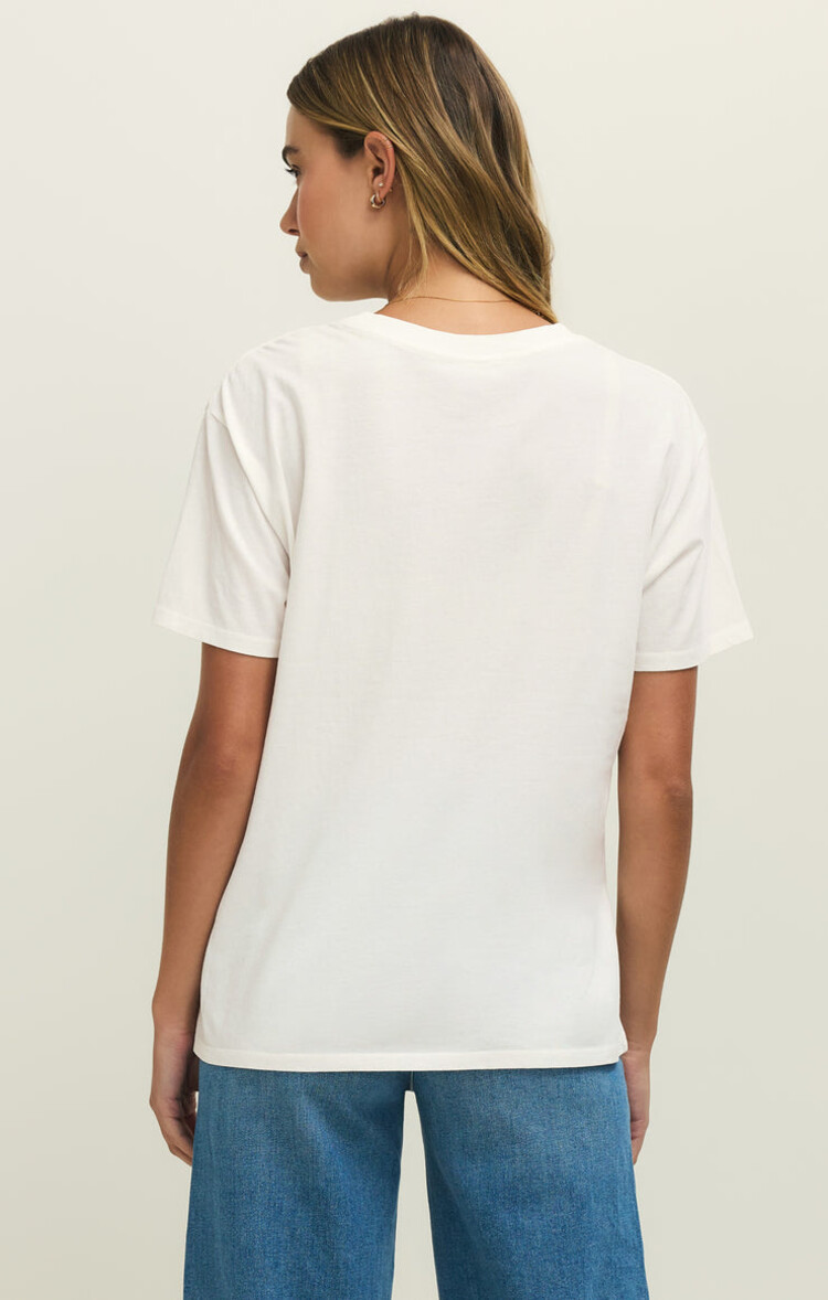 Z SUPPLY BOYFRIEND TEE CHEERS - SEASALT