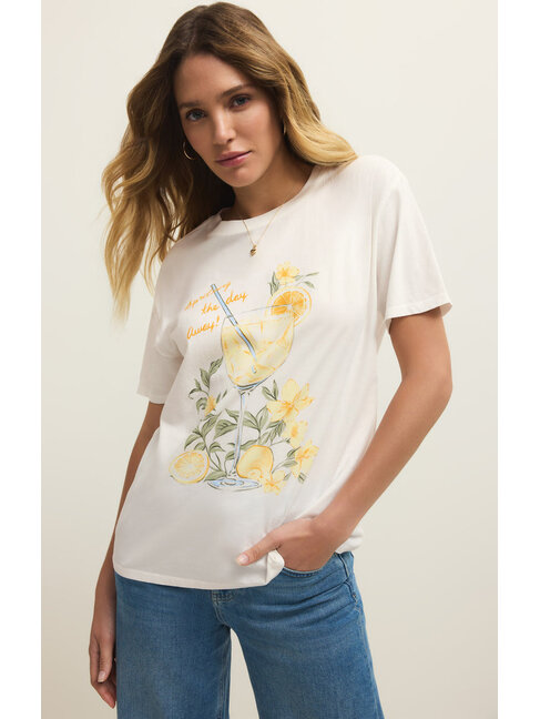 Z SUPPLY BOYFRIEND TEE SPRITZ - SEASALT