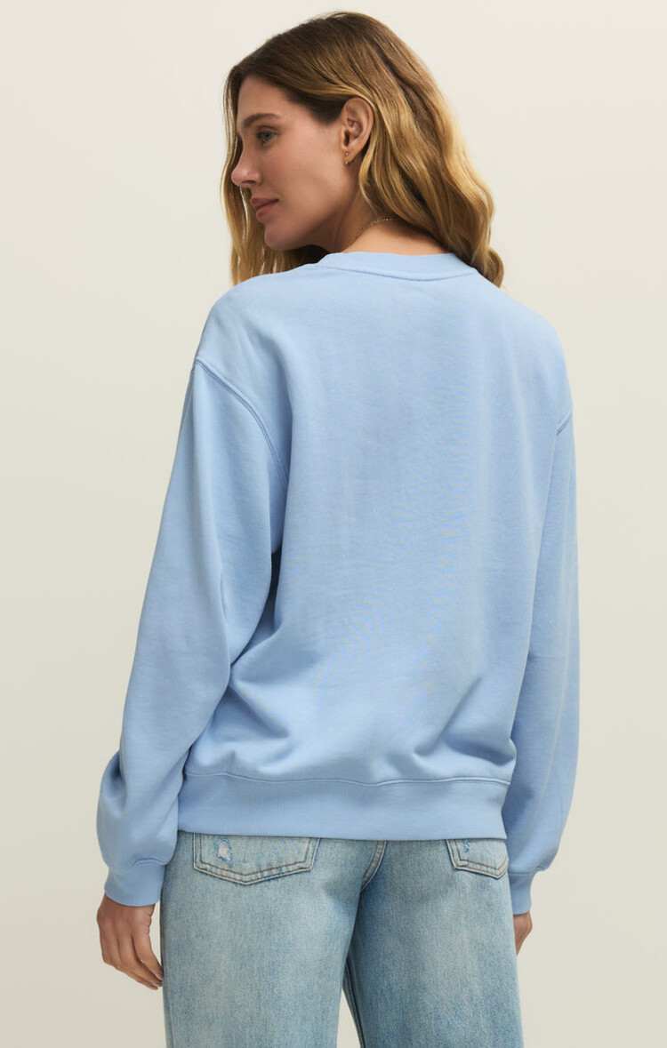 Z SUPPLY BOYFRIEND SWEATSHIRT COAST - COAST