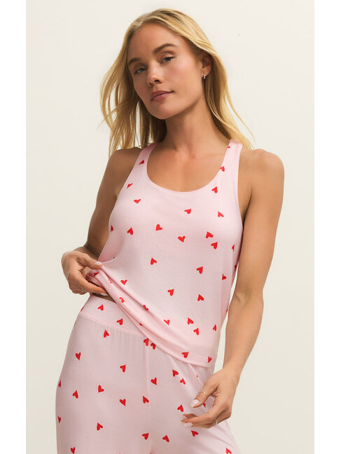 Z SUPPLY TANK SPEAK TO MY HEART - PINK MARSHMALLOW