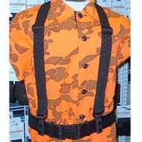 CALDE RIDGE Suspenders Heavy Duty for 2" Belt with Snaps