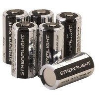 Streamlight CR123a 3V Battery Streamlight 6 Pack