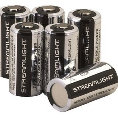 Streamlight CR123a 3V Battery Streamlight 6 Pack
