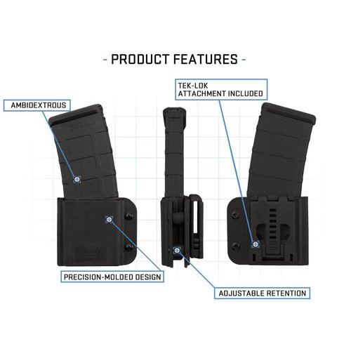 Blade-Tech Signature Single AR Mag Pouch With Tek-Lok