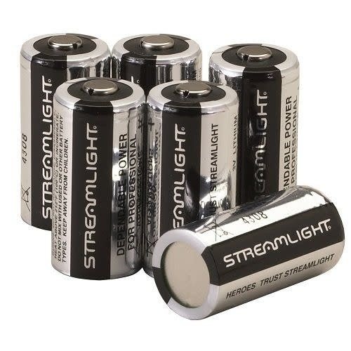 Streamlight CR123a 3V Battery Streamlight 6 Pack