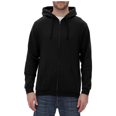 Unisex Zipper Fleece Hoodie