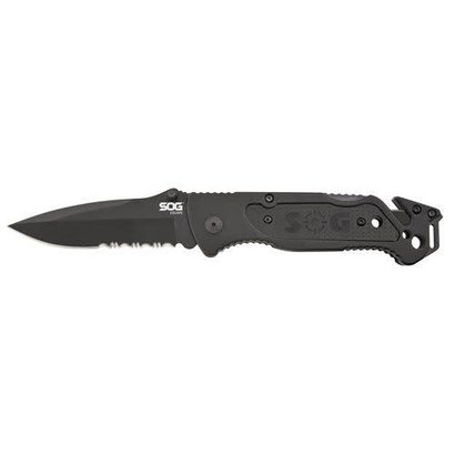 SOG Escape Serrated Black
