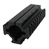 (+) Tactical Shotgun Rail Mount ( Long ) 1 Inch Tube