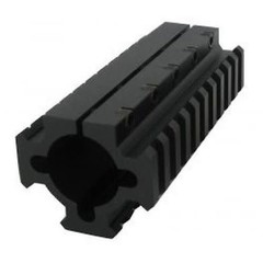 (+) Tactical Shotgun Rail Mount ( Long ) 1 Inch Tube