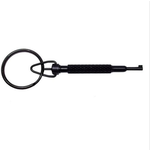 ZAK Tool Handcuff Key ZT11 Aluminum Swivel Key Black