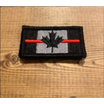Joint Force Tactical Thin Red Line Canada Flag Patch - Subdued