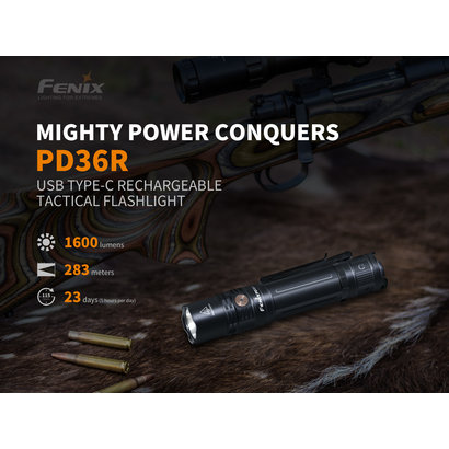 Fenix Flashlight PD36R 1600 Lumens (21700 Battery)
