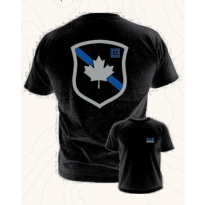 5.11 Tactical Thin Blue Line Protect Canada - Black