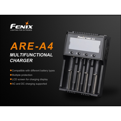 Fenix Battery Charger Smart Quad Channel