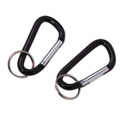 Rothco Carabiner 60mm W/Key Ring 2 Pack NOT for Climbing