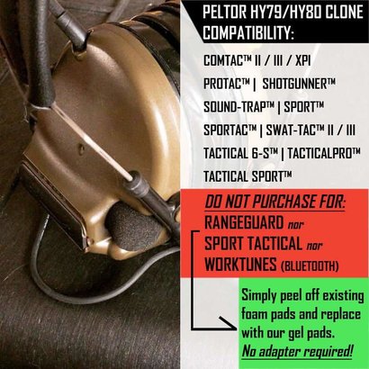Noisefighter Adapter Plated for Peltor COMTAC and Similar