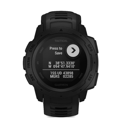 Garmin (+) Instinct Tactical Watch, Black