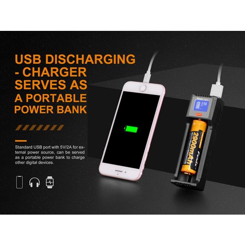 Fenix Battery Charger Single Channel Smart Mini USB