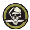 Rothco Skull And Knife Morale Patch