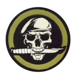 Rothco Skull And Knife Morale Patch