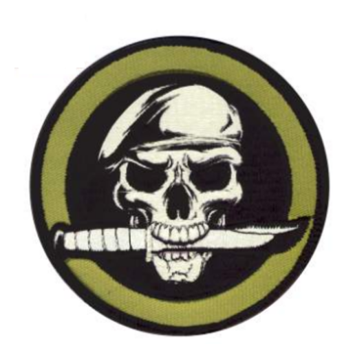 Rothco Skull And Knife Morale Patch